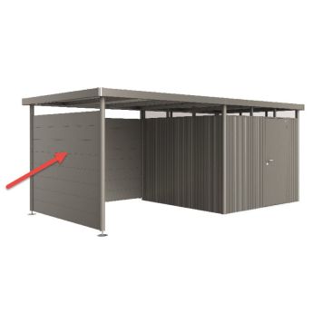 SIDOVÄGG BIOHORT TILL HIGHLINE H4 METALLIC KVARTSGRÅ
