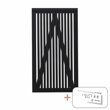 GRIND PLUS SENDAI 100X180CM SVART