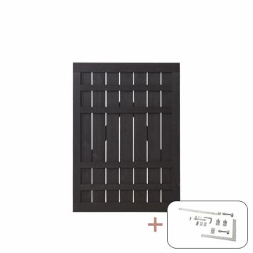 GRIND PLUS RUSTIK 100X138CM SVART