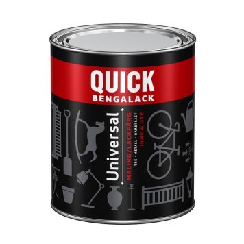 LACKFÄRG QUICK BENGALACK SVART 0.75L