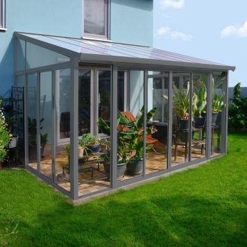 UTERUM CANOPIA SANREMO 12,8M² MÖRKGRÅ