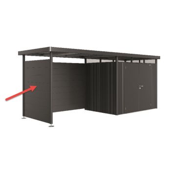 SIDOVÄGG BIOHORT TILL HIGHLINE H2 METALLIC MÖRKGRÅ