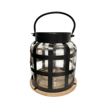 LYKTA GARDEN LIFE 21CM SVART