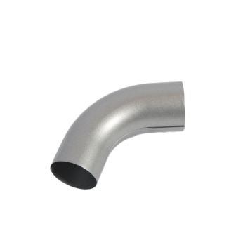 RÖRVINKEL ARECO Ø75MM 70° SILVER METALLIC