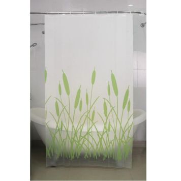 DUSCHDRAPERI SCHILF GRÖN 120X200CM 