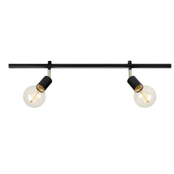 SPOTSKENA MARKSLÖJD EXPAND RUND E27 70CM SVART