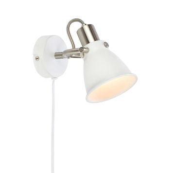 VÄGGLAMPA MARKSLÖJD ALTON VIT