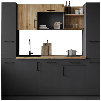 KÖK RESPEKTA OLIVER KB205GRGA2 GRÅ/EK 205CM