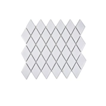 MOSAIK WELSCHEIT DIAMOND WHITE GLOSSY 26,6X30,7CM PRIS PER ARK 