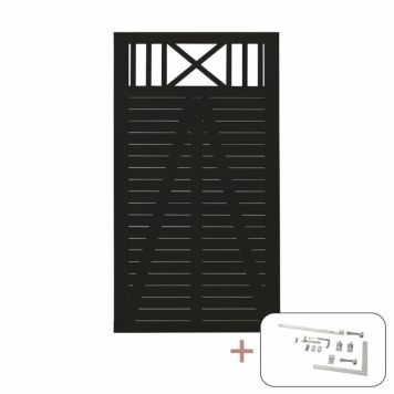 GRIND PLUS NOSTALGI 100X180CM SVART