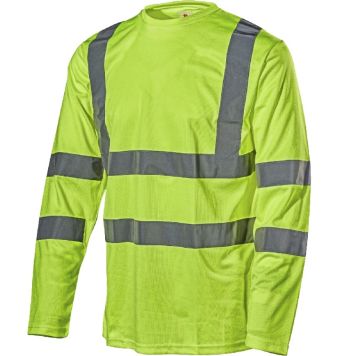 LÅNGÄRMAD T-SHIRT L.BRADOR GUL M