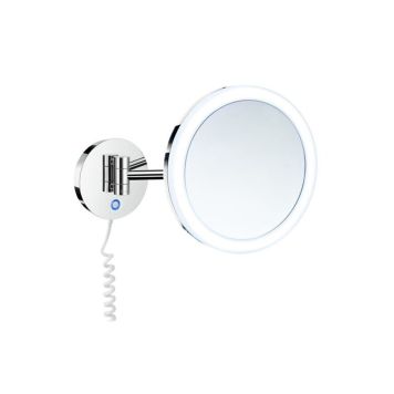 SMINKSPEGEL SMEDBO OUTLINE LED RUND 5X KROM