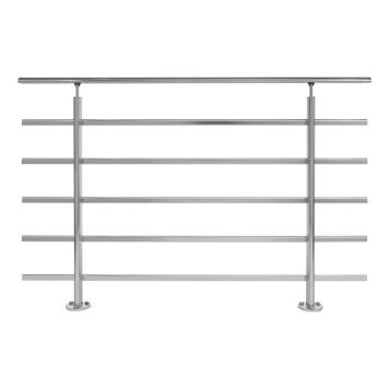 SKYDDSRÄCKE DOLLE PURE TITANIUM GOLV KIT 1,5 M