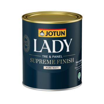 SNICKERIFÄRG JOTUN LADY SUPREME FINISH 03 VIT BAS 0,68L 