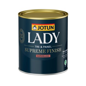 SNICKERIFÄRG JOTUN LADY SUPREME FINISH 80 VIT BAS 0,68L 