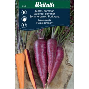 GRÖNSAKSFRÖ WEIBULLS MOROT PURPLE DRAGON SOMMAR 