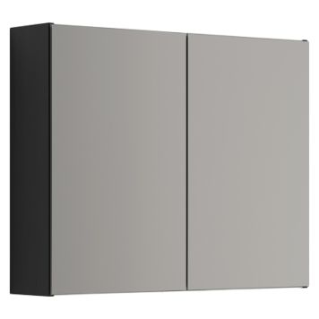 SPEGELSKÅP SCANBAD SELECT SVART 80 CM