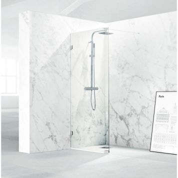 DUSCHVÄGG SVEDBERGS 180° FAST