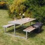 TRÄDGÅRDSMÖBEL HORTUS BORD/BÄNKSET ODIN TRYCKIMPREGNERAT TRÄ 180X185 CM