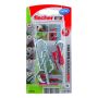 UNIVERSALPLUGG FISCHER DUOPOWER MED KROK 8X40MM 4ST/FRP