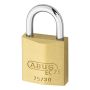 HÄNGLÅS ABUS 75/30 VÄNDBAR NYCKEL MÄSSING