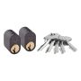 CYLINDER ASSA ABLOY BASIC 1301 2ST BRUNOXID