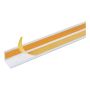 VINKELPROFIL PVC SJÄLVHÄFTANDE 25X25X1,1MM 2,6M
