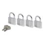 HÄNGLÅS MASTERLOCK 9140EURQNOP GRÅ 4-PACK