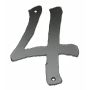 HUSNUMMER 4 22CM SVART