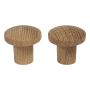 TRÄKNOPP HOME IT Ø2,5CM NATUR 2-PACK