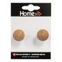 TRÄKNOPP HOME IT Ø2,5CM NATUR 2-PACK