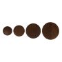 TRÄKNOPP HOME IT Ø4,5CM RÖKFÄRGAD EK 