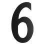 HUSNUMMER BESLAGSBODEN 6 SVART 150MM