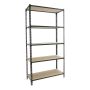 LAGERHYLLA SIMONRACK MADERCLICK180X90X40CM ANTRACIT/TRÄ