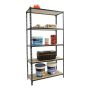 LAGERHYLLA SIMONRACK MADERCLICK SUPER 200X110X50CM ANTRACIT/TRÄ