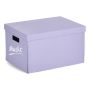 FÖRVARINGSLÅDA ZELLER 25X35X20CM LILA