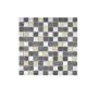 MOSAIK SQUARE GREY/BLACK 30X30CM PRIS PER ARK