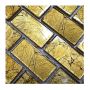 KRISTALLMOSAIK BRICK GOLD STRUCTURE 4.8X2.3CM 4MM