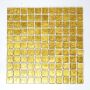 KRISTALLMOSAIK SQUARE GOLD STRUCTURE 2.3X2.3CM 8MM