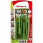 UNIVERSALPLUGG FISCHER UX GREEN 10X60MM 10ST/FRP