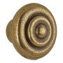 KNOPP BESLAGSBODEN B080 32MM ANTIK MÄSSING