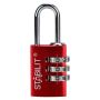 HÄNGLÅS STABILIT KOMBINATIONSLÅS RÖD 145/20