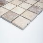 MOSAIK CHIARO NOCHE TRAVERTINE 30,8X30,8CM PRIS PER ARK