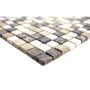 MOSAIK SQUARE CASTANAO/BIANCO 30,5X30,5CM PRIS PER ARK