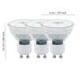 LJUSKÄLLA EGLO GU10 4.5W  345LM VARMVIT 3-PACK                      