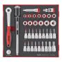 HYLSNYCKELSATS TENG TOOLS 3/8" 36 DELAR TED3836