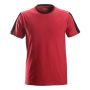 T-SHIRT SNICKERS ALLROUNDWORK CHILI/SVART XS