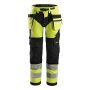 ARBETSBYXA SNICKERS FW HF KL2 VARSELGUL 54