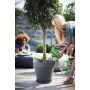 KRUKFAT ELHO LOFT URBAN ROUND SAUCER Ø17CM ANTRACIT