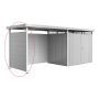 SIDOVÄGG BIOHORT TILL HIGHLINE H2 METALLIC SILVER 